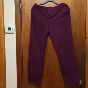 St John’s Bay Burgandy Chino Pants 14P